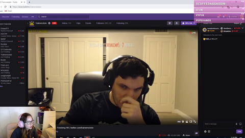 Maya checks out other Twitch streamers