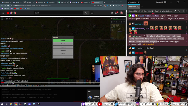 Hasan on Mitch Jones claim that he DM'ed Mitch back in the day for clout chasing