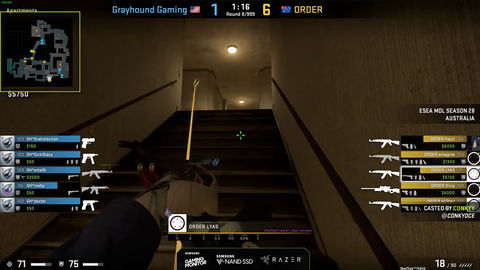 Professional AU CSGO at its prime LUL