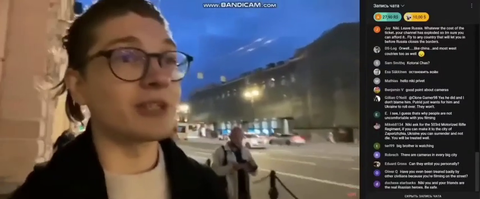 Streamer gets punched for speaking English.