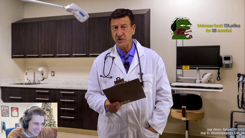 xQc's Doctor results