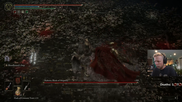Quin chokes in game and irl