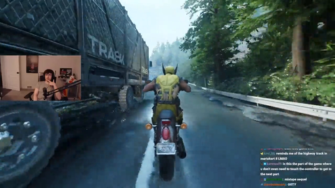Supertf beats Wolverine driving level(hardest difficulty) without pressing any buttons