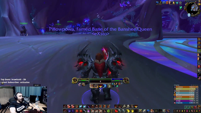 WoW streamer losing his mind