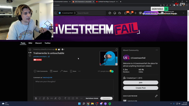 XQC says that he told Adept to be careful about CrazySlick