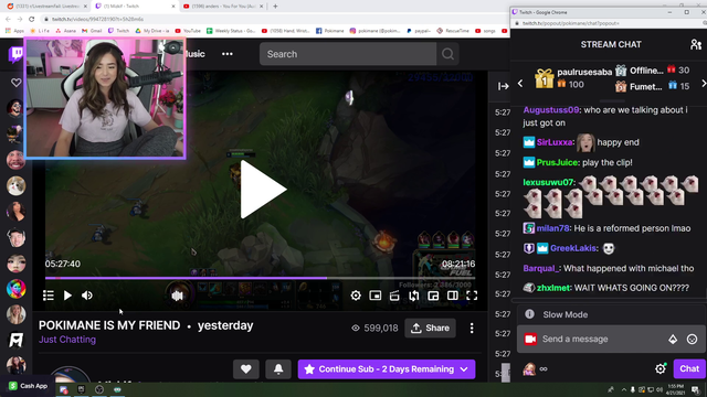 Pokimane Wonders Why Mizkif is Playing League