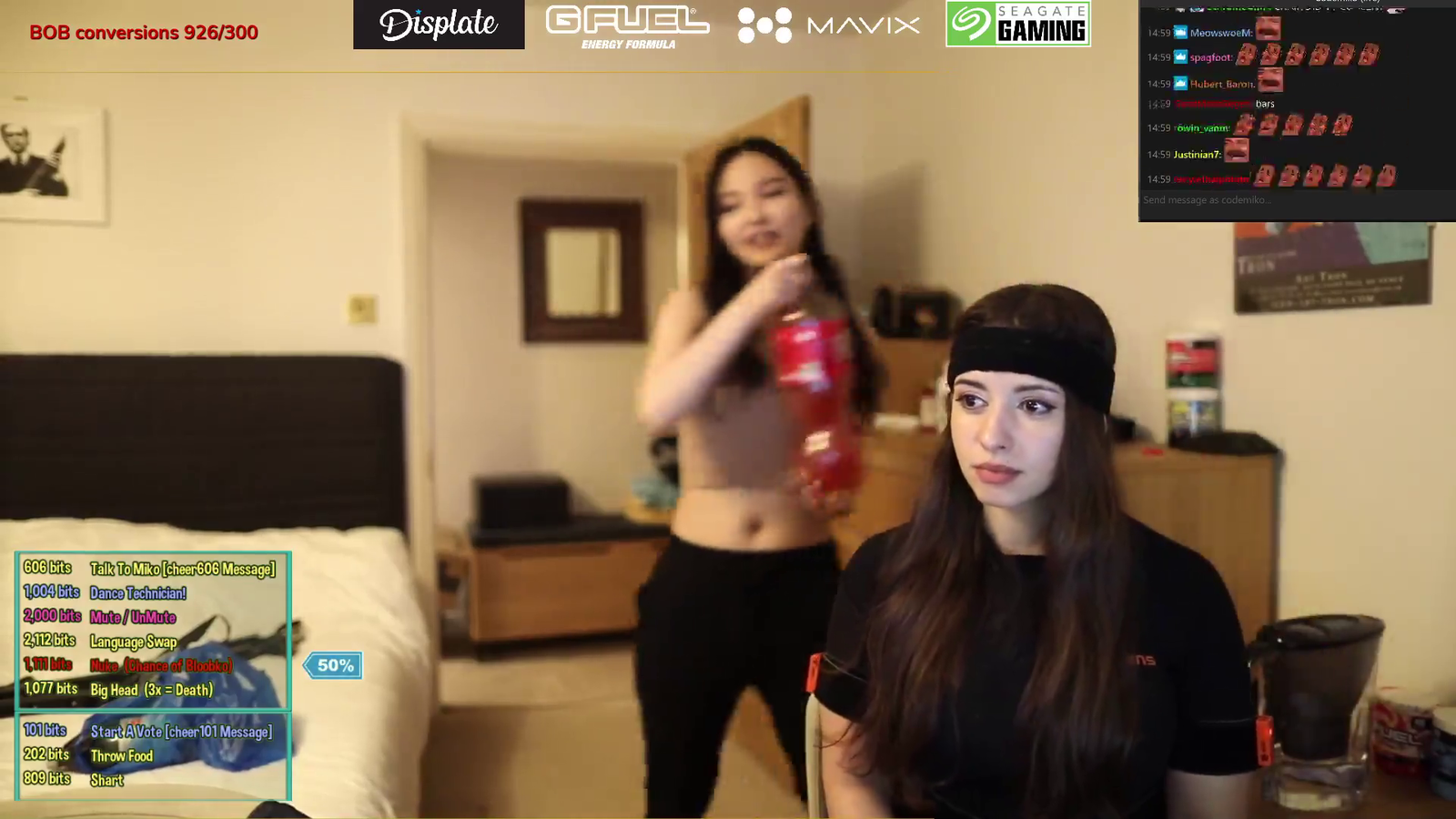 Anita is not a fan of her dick