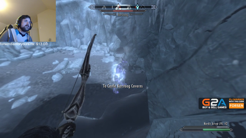 Forsen defeats Skyrim hardest boss at level 28