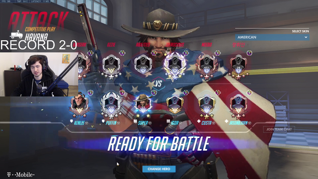super meets a relative in a random Overwatch game