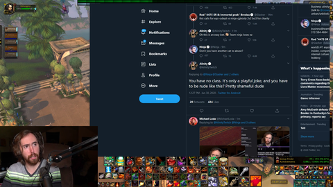 Asmongold on Ninja vs Alinity