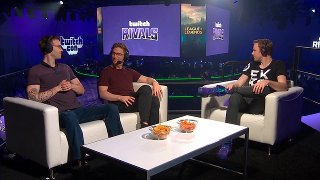 Fed, Yvonne's official cheerleader for twitch rivals