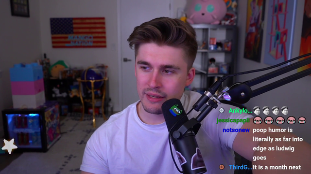 Ludwig finds out he is trending