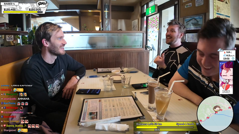 PewDiePie learns he scammed Chris out of a GoPro while Connor dies laughing