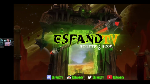 esfand moved into his new home