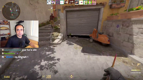 Squeex is streaming him cheating in CS2?