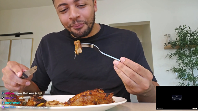 Chat malding @ Myth over how he cooks Chicken, does it look uncooked?