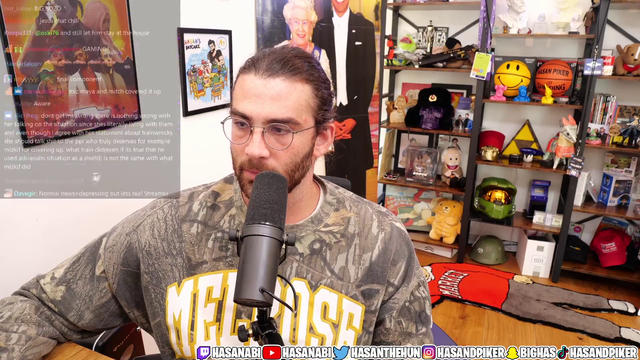 Hasan say he thinks train is making up the blackmail