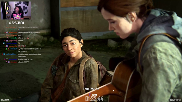 LowTierGod admiring the last of us