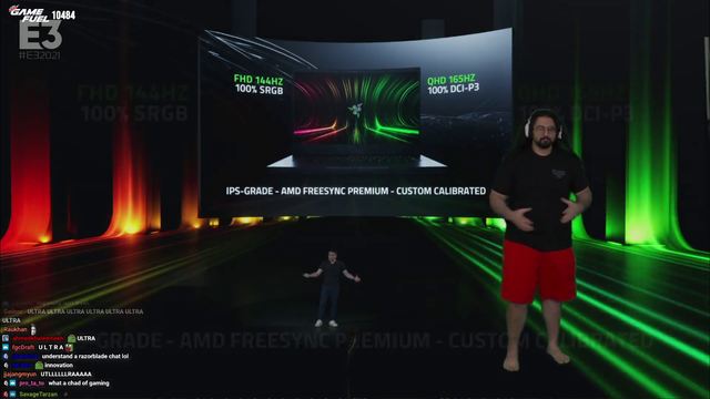 Esfand Showing the worlds THINNEST Laptop at E3