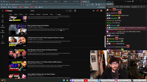 Hasan: "I'm paying his child support"