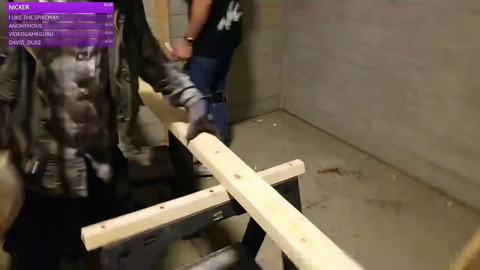 11pm on a monday night at the Paul Denino residence