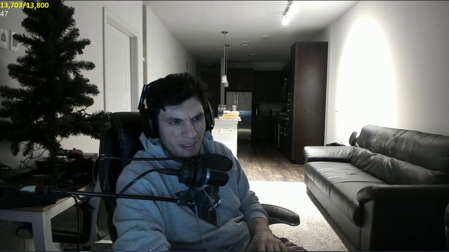 Doug realizing how long it has been since he last left his cargo container