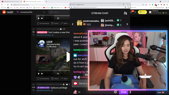 Pokimane responds to Dramagum