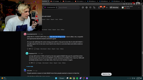xQc doesn’t understand why Kai should be banned for protecting a rapists identity