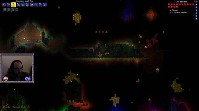 Streamer makes a lot of progress in a new hardcore terraria zenith run(-10 hours)