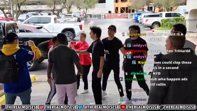 fight breaks out at KSI boxing event