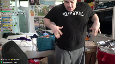 Grown man faced with the news of a diet