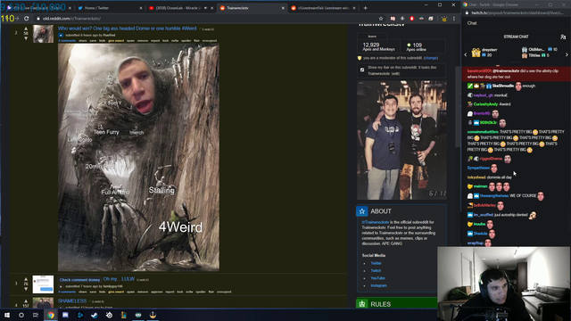 [squadW] Trainwrecks on Alinity's dog