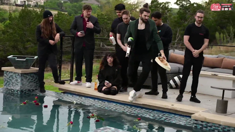 Dedo the rabbit receives a Viking funeral.