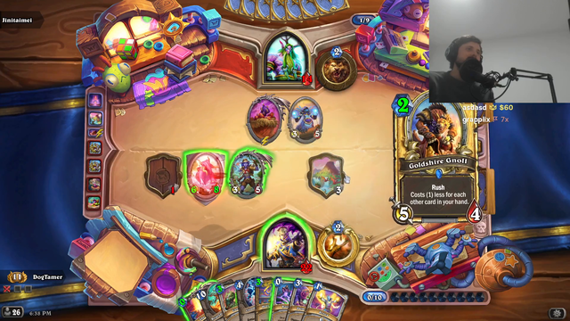 Handsome, tall, funny and big dick variety streamer Sebastian "Forsen" Fors manages to finally get 12 wins in Hearthstone Arena