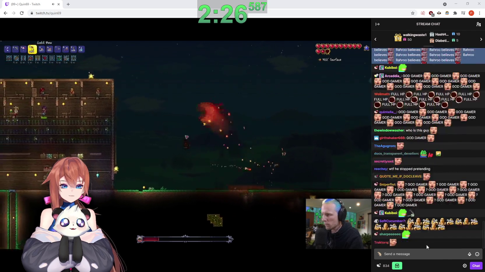 Quin69's got Eye of Cthulhu in the bag