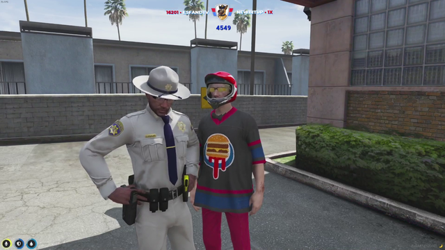 X and Trooper Andrews are reunited