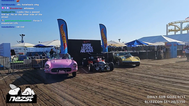 IRL hotwheels at Santa Monica Pier