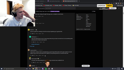 xQc's observation of the Malena and Minx clip