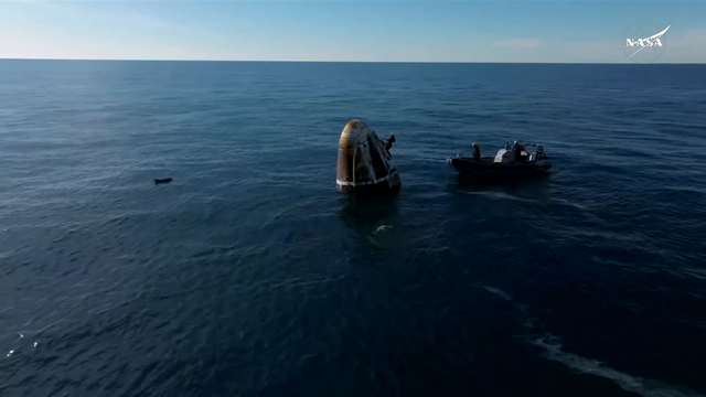 Dolphins welcomed NASA’s SpaceX Crew-9 after Splashdown