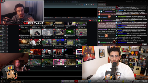 Ahrelevant responds to Hasan claiming it's bad to defend white people against racism