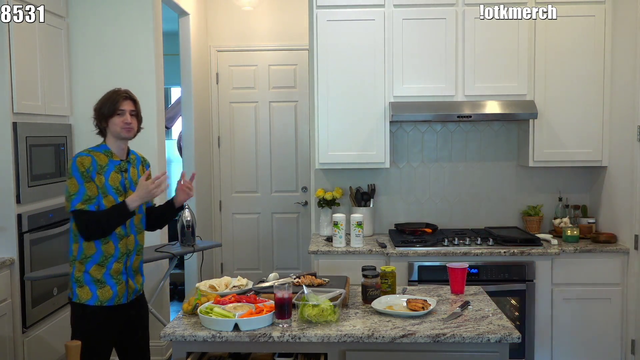 Toddler signals to his mom