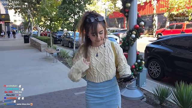 Streamer Gets Interrupted Mid Fit Check in Public