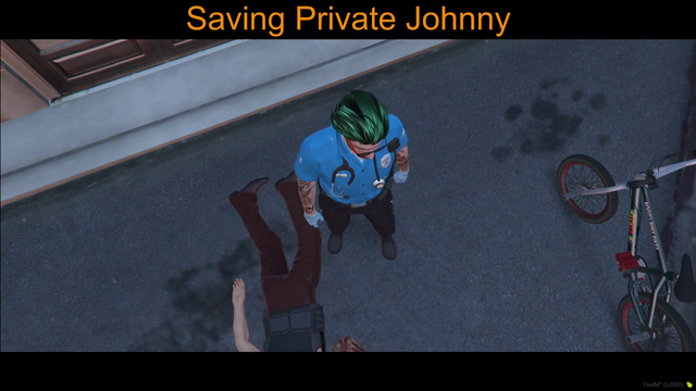 Johnny Narrator can't keep it together