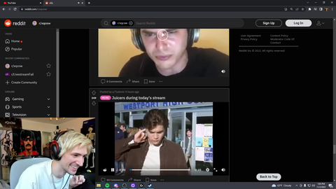 Nyyxxii catches xQc at an awkward time