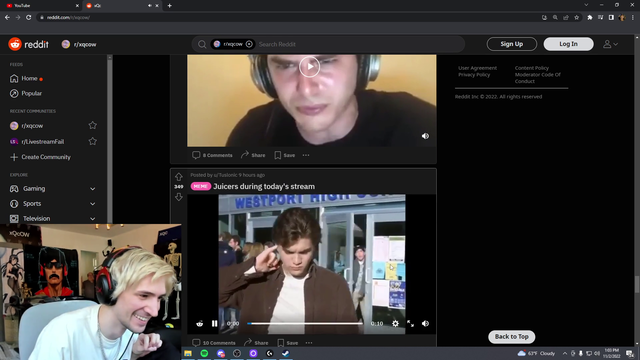 Nyyxxii catches xQc at an awkward time