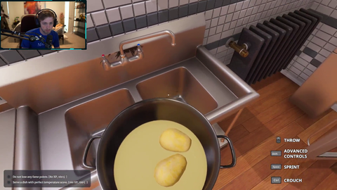 Soda gets recoginzed on british public radio while playing cooking sim