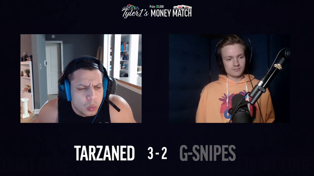 Tyler1 has a message for tarzaned after tarzaned trash talks T1's casters in his post win interview of the T1 Money Match