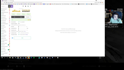 Pro players teammate wins his sub giveaway