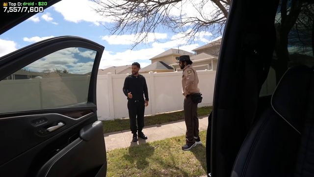 Nmplol pulled over, Cornwood on the scene