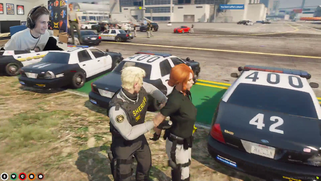 XQC's police training goes well